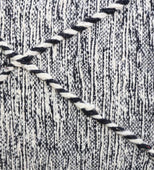 Black Magic Berber Pillow 24"x24" (Wool)