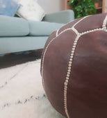 Blame It On Rio Berber Pillow 13.8" x 21.7" (Leather)