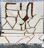 Honey Bee Bee Vintage Moroccan Rug 8'x10' (Wool)