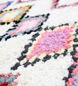 Bowtie Butterfly Vintage Moroccan Rug 2'x3' (Wool)