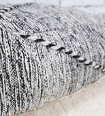 Black Magic Berber Pillow 24"x24" (Wool)