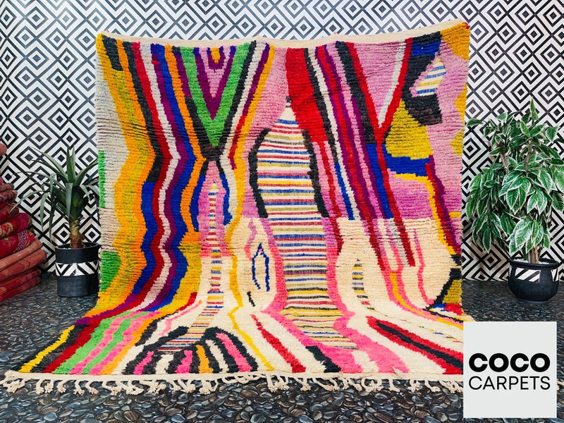 First Love Vintage Moroccan Rug 8'x9' (Wool)