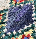 Luck Dragon Vintage Moroccan Rug 3'x6' (Wool)