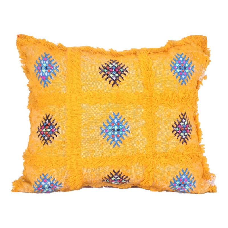 Au Petit Bonheur La Chance Bohemian Pillow 15"x18" (Wool)