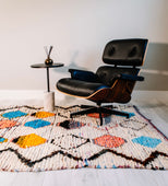 Chances Are Vintage Moroccan Rug 4'9"x9'3" (Wool)