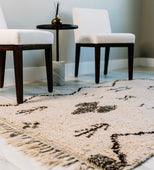 Skull Island Vintage Moroccan Rug 3'7"x6'5" (Wool)