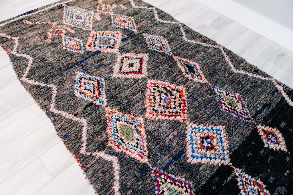 Populaire Vintage Moroccan Rug 4'6x8' (Wool) – Coco Carpets