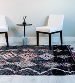 Populaire Vintage Moroccan Rug 4'6"x8' (Wool)