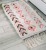 Step By Step Vintage Moroccan Rug 2'x4' (Wool)