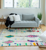 Galaxy Guardians Vintage Moroccan Rug 5'3"x8'6" (Wool)