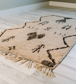 Skull Island Vintage Moroccan Rug 3'7"x6'5" (Wool)