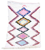 Bowtie Butterfly Vintage Moroccan Rug 2'x3' (Wool)