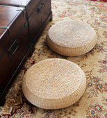 Chocolat Ottoman 19" x 4" (Jute)