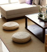 Chocolat Ottoman 19" x 4" (Jute)