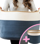 Here's Lookin' At You, Kid Bohemian Wicker Basket 14"x22" (Fabric)