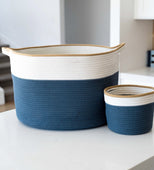 Here's Lookin' At You, Kid Bohemian Wicker Basket 14"x22" (Fabric)