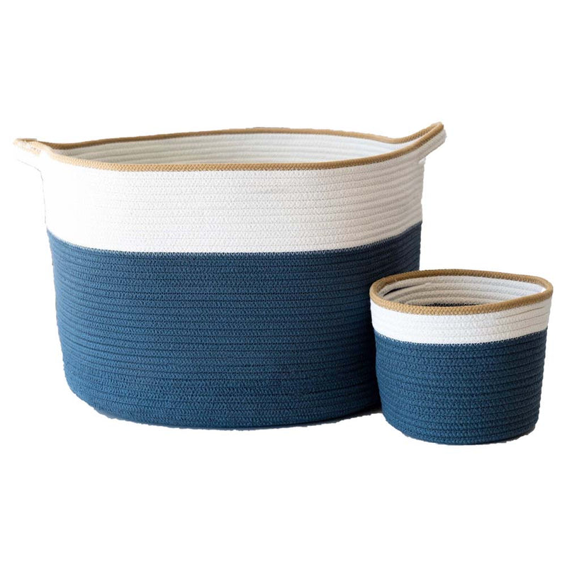 Here's Lookin' At You, Kid Bohemian Wicker Basket 14"x22" (Fabric)