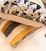 Aperol Spritzin Bohemian Pillow Case with Tassle 20"x20" (Cotton)