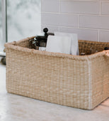 Emma Storage Basket 14" x 6" (Wicker)