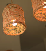 California Love Wicker Lamp 11" x 13" (Wicker)