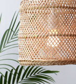 California Love Wicker Lamp 11" x 13" (Wicker)