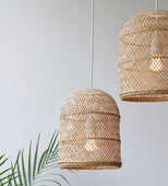 California Love Wicker Lamp 11" x 13" (Wicker)