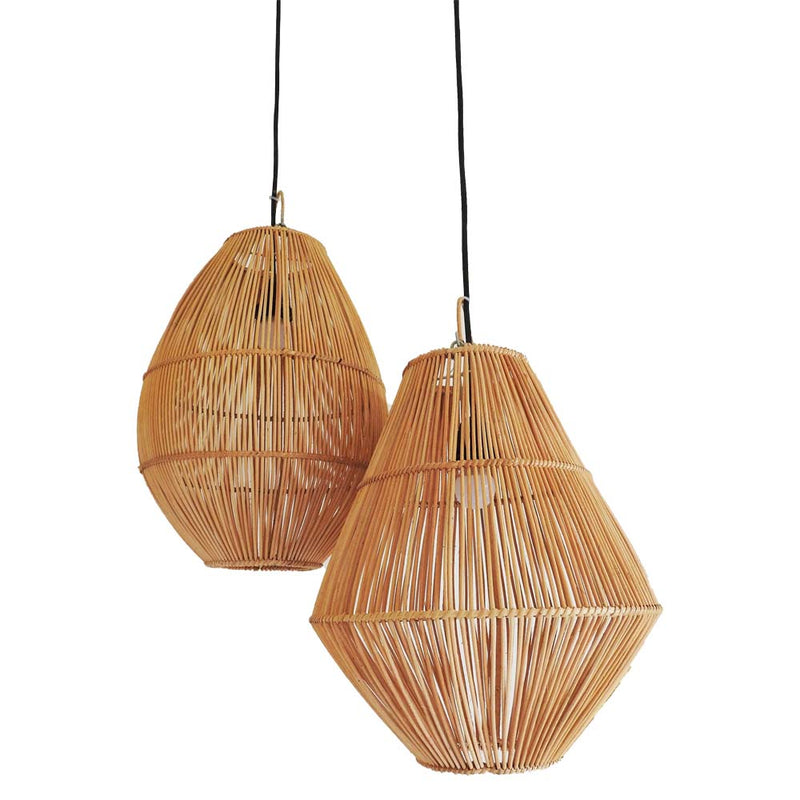 Ever Ours Wicker Lamp Set of 2 9"x11" (Wicker)