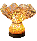 Desert Yuletide Table Lamp 10" x 9" (Bamboo)