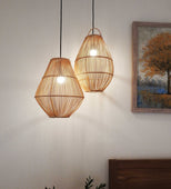 Ever Ours Wicker Lamp Set of 2 9"x11" (Wicker)