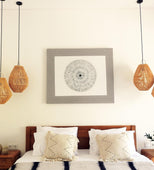 Ever Ours Wicker Lamp Set of 2 9"x11" (Wicker)