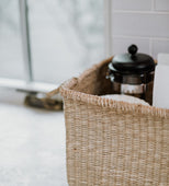 Emma Storage Basket 14" x 6" (Wicker)