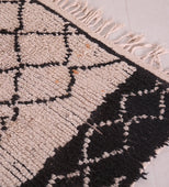 King Of The North Vintage Moroccan Rug 3'x9' (Wool)