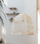 Dimension-X Hanging Lamp 18" x 18" (Wicker)