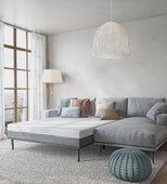 Dimension-X Hanging Lamp 18" x 18" (Wicker)