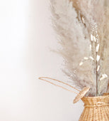 Everybody Loves Somebody Handwoven Vase 8" x 13" (Wicker)