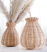 Everybody Loves Somebody Handwoven Vase 8" x 13" (Wicker)