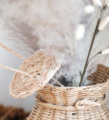 Everybody Loves Somebody Handwoven Vase 8" x 13" (Wicker)