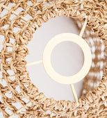 All Summer Wicker Lamp 17" x 20" (Wicker)