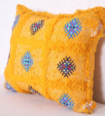 Au Petit Bonheur La Chance Bohemian Pillow 15"x18" (Wool)