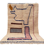 Beach House Vintage Moroccan Rug 5'x8' (Wool)