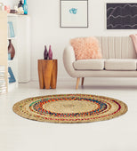 A Bug's Lyfe Rug 40" (Jute/Polyester)