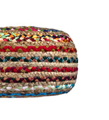 Goin' To The Chapel Ottoman 10" x 20" (Jute/Polyester)