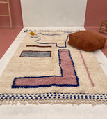 Beach House Vintage Moroccan Rug 5'x8' (Wool)