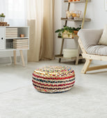 Goin' To The Chapel Ottoman 10" x 20" (Jute/Polyester)