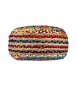 Goin' To The Chapel Ottoman 10" x 20" (Jute/Polyester)