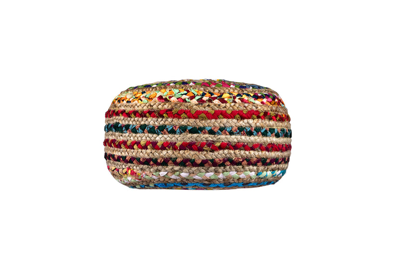 Goin' To The Chapel Ottoman 10" x 20" (Jute/Polyester)