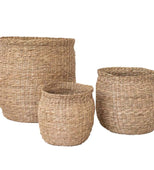 Clockwork Orange Set of 3 Storage Basket (Wicker)