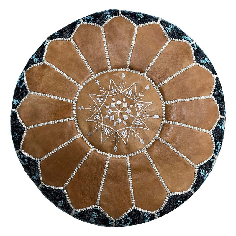 Almost Paradise Ottoman 13" x 21" (Leather)