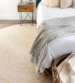 All Of The Lights Rug 120" x 120" (Jute)