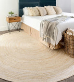 All Of The Lights Rug 120" x 120" (Jute)